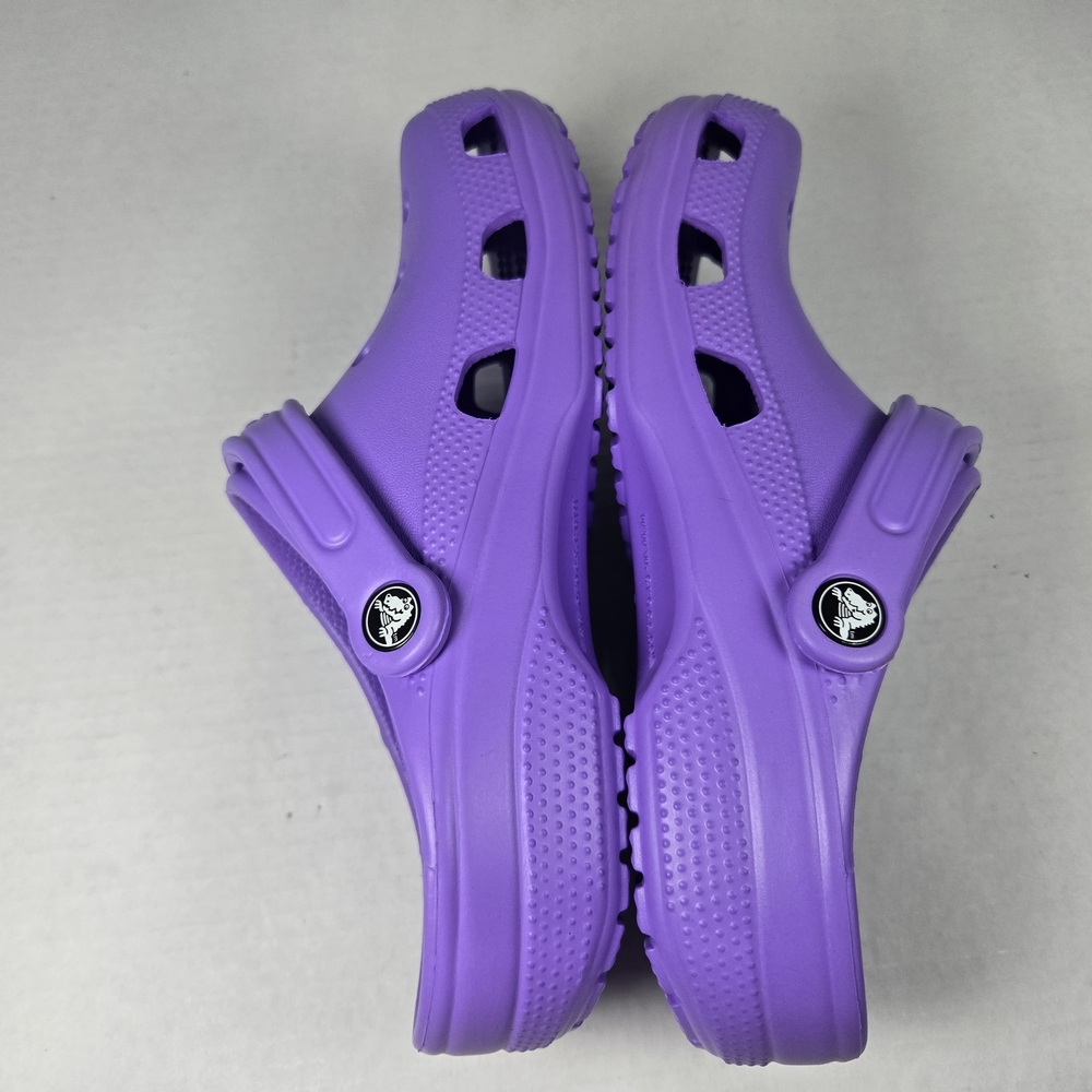 Crocs Kids Purple Classic Clog Slip-ons - Size J5 Big Girl 5 - Picture 5 of 8